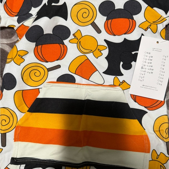 Brand new handmade long all with hood! Mickey Halloween - Picture 2 of 4